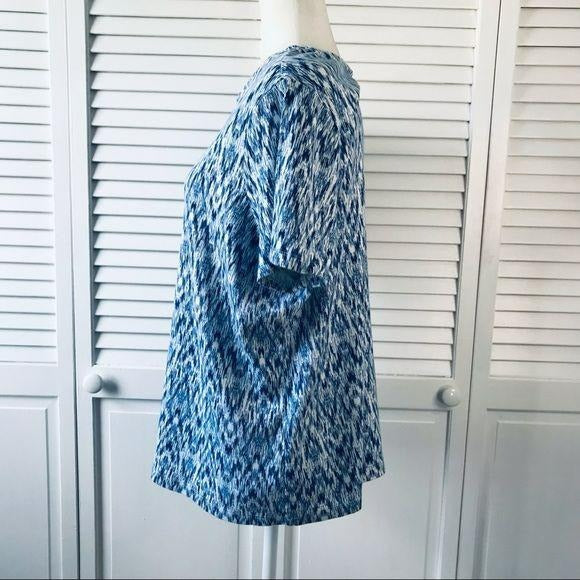 STUDIO WORKS Blue White The Studio Tee