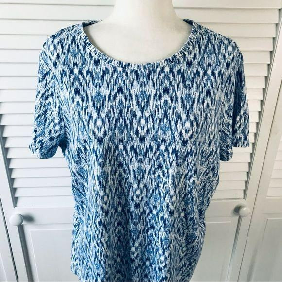 STUDIO WORKS Blue White The Studio Tee