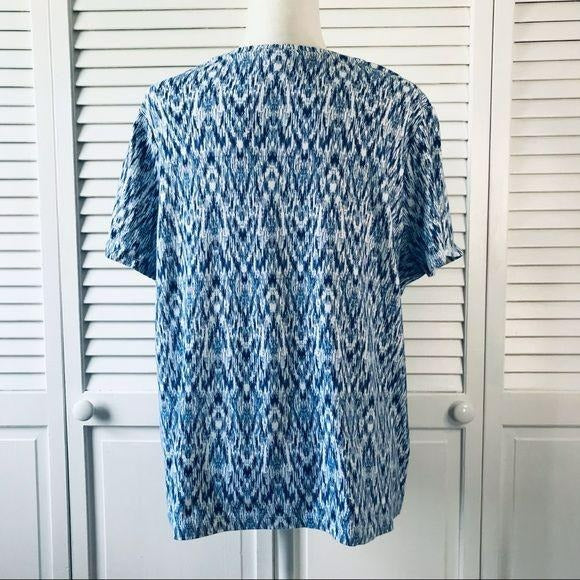 STUDIO WORKS Blue White The Studio Tee