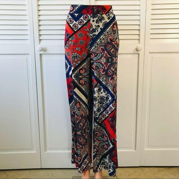 *NEW* JULES & LEOPOLDO Ornate Print Elastic Waist Pants