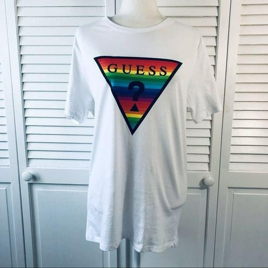 *NEW* GUESS Pure White Short Sleeve Shirt