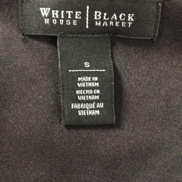 WHITE HOUSE BLACK MARKET Black Dress