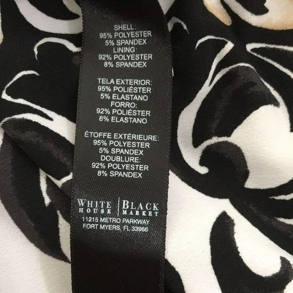 WHITE HOUSE BLACK MARKET Black Dress
