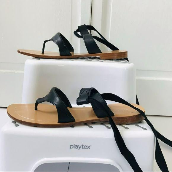 SARAH FLINT Black Grear Sandals