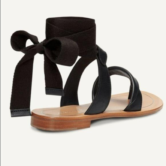 SARAH FLINT Black Grear Sandals