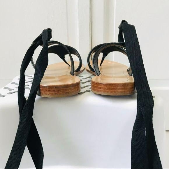 SARAH FLINT Black Grear Sandals