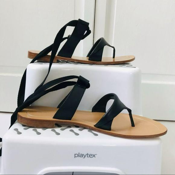 SARAH FLINT Black Grear Sandals