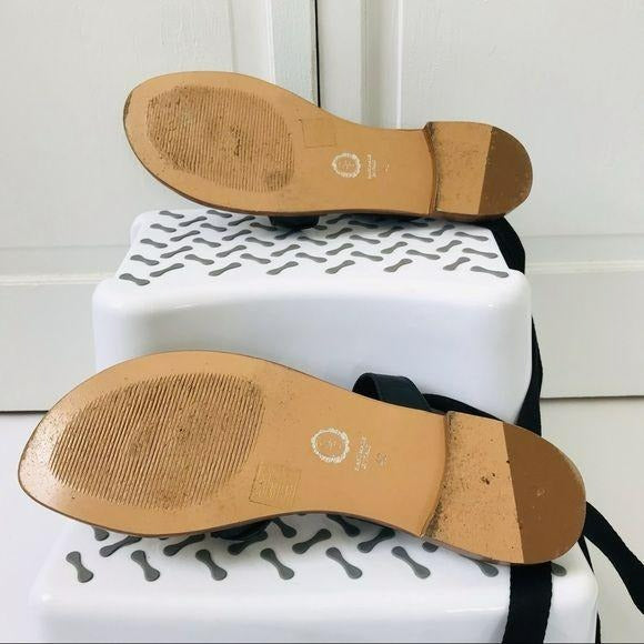 SARAH FLINT Black Grear Sandals