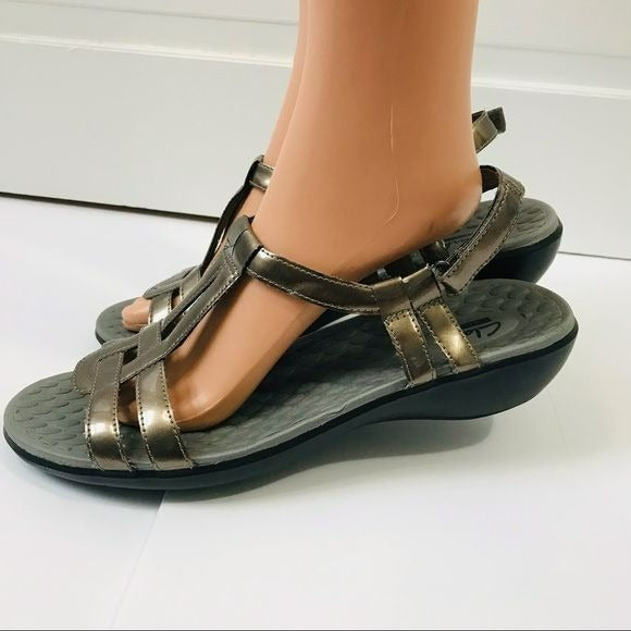 CALRKS Collection Bronze Sandals Size 11