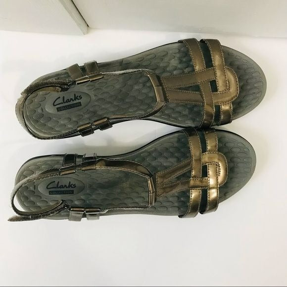 CALRKS Collection Bronze Sandals Size 11