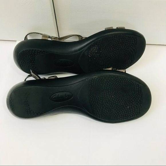 CALRKS Collection Bronze Sandals Size 11