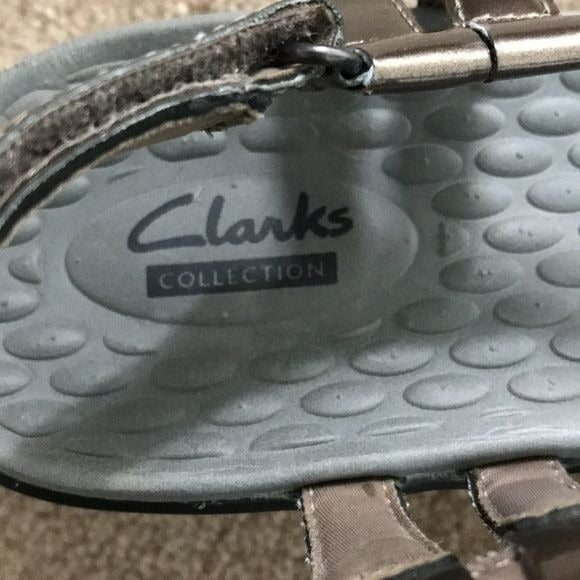 CALRKS Collection Bronze Sandals Size 11