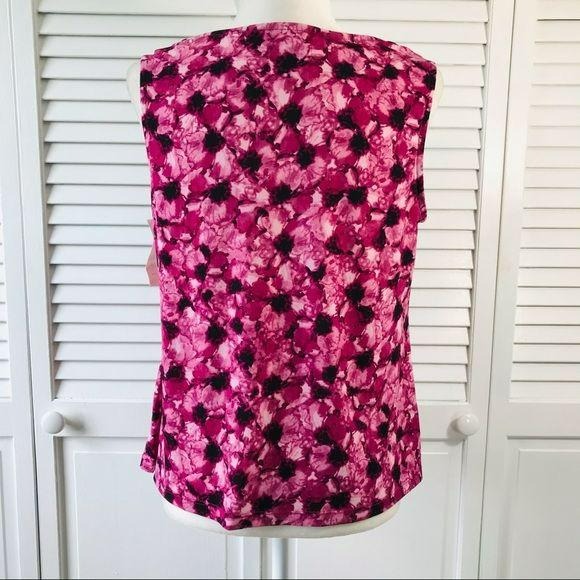 *NEW* CHARTER CLUB Pink Sleeveless Blouse Size L