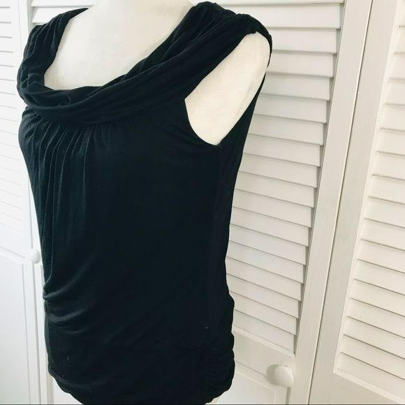 *NEW* WHITE HOUSE BLACK MARKET Black Sleeveless Top