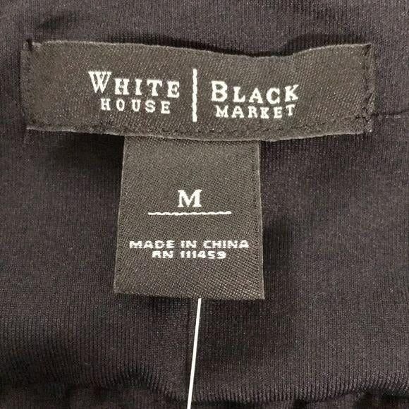 *NEW* WHITE HOUSE BLACK MARKET Black Sleeveless Top