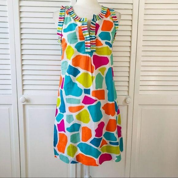 *NEW* GRETCHEN SCOTT White Sleeveless V-Neck Dress