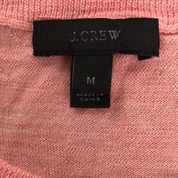 J. CREW Pink Scoop Neck Sweater Size M