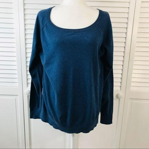 A.N.A. Blue Crew Neck Sweater