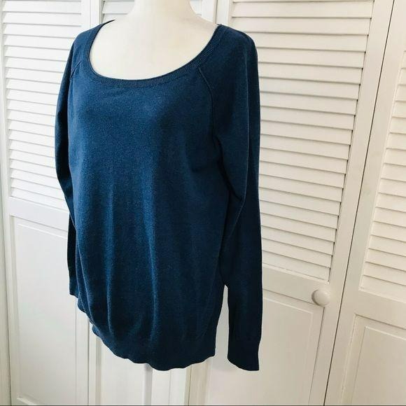 A.N.A. Blue Crew Neck Sweater