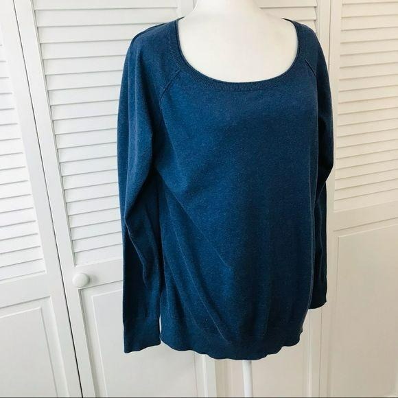 A.N.A. Blue Crew Neck Sweater