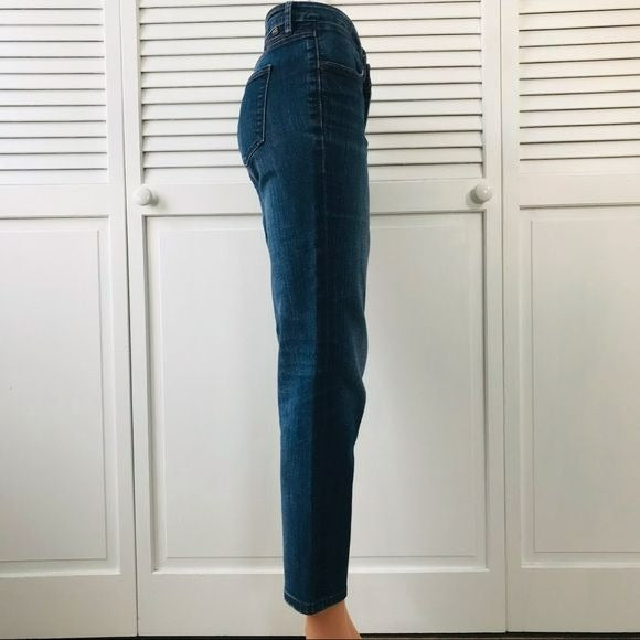 JAG JEANS Blue Mid Rise Slim Leg Jeans Size 8