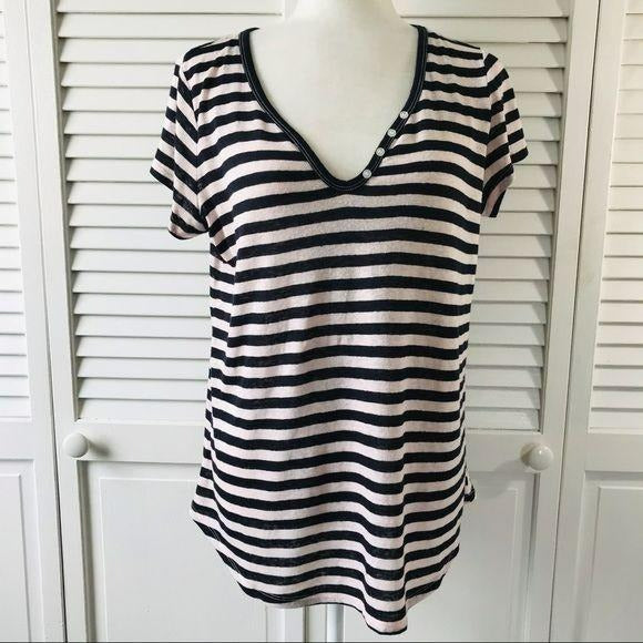 *NEW* FOR THE REPUBLIC Linen Blend Tee Size M