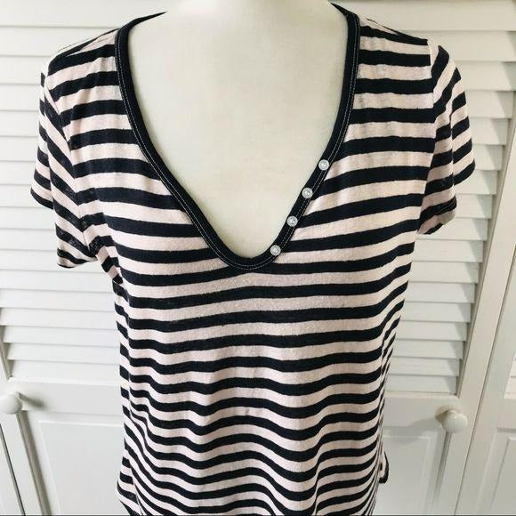 *NEW* FOR THE REPUBLIC Linen Blend Tee Size M