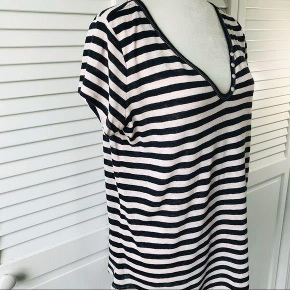 *NEW* FOR THE REPUBLIC Linen Blend Tee Size M