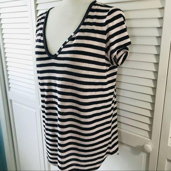 *NEW* FOR THE REPUBLIC Linen Blend Tee Size M