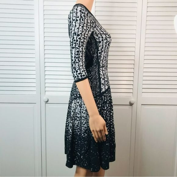 NIC + ZOE Ribbed V-Neck Sweater Dress Size XS