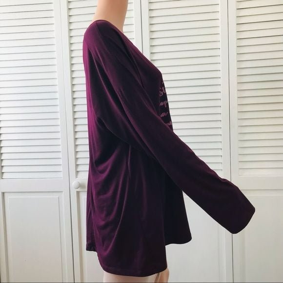 LIVI ACTIVE Purple Long Sleeve Shirt