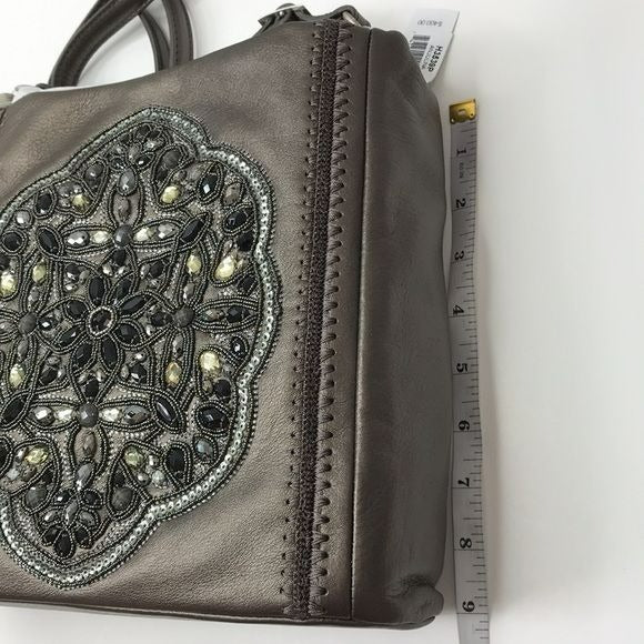 BRIGHTON Pewter Anjulina Anju Handbag