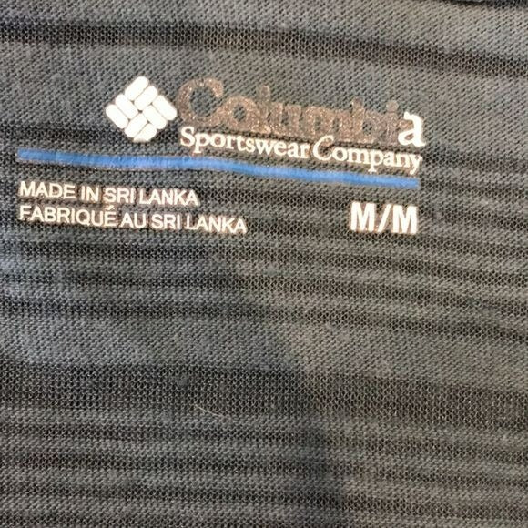 COLUMBIA Teal V-Neck Semi Sheer Lightweight Hoodie Size M