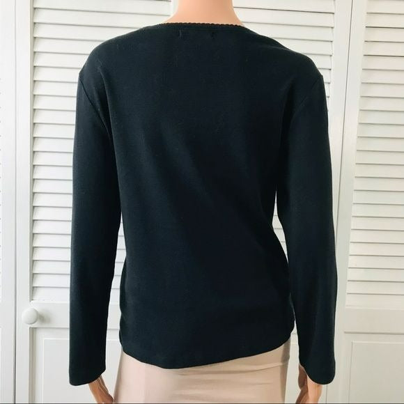 BODEN Black Long Sleeve Shirt Size 16