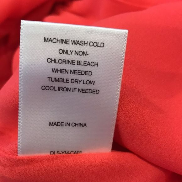 A LOVES A Coral Floral Ruffle Sleeveless Wide Leg Jumpsuit Size XS (new with tags)