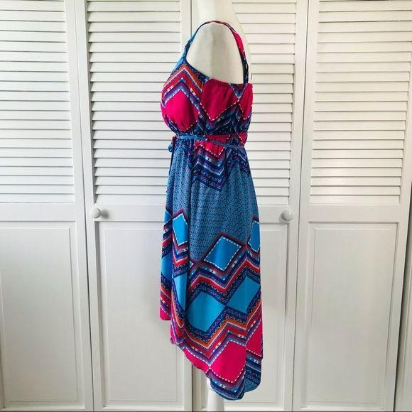 PAPER DOLL Colorful High-Low Dress Size 16