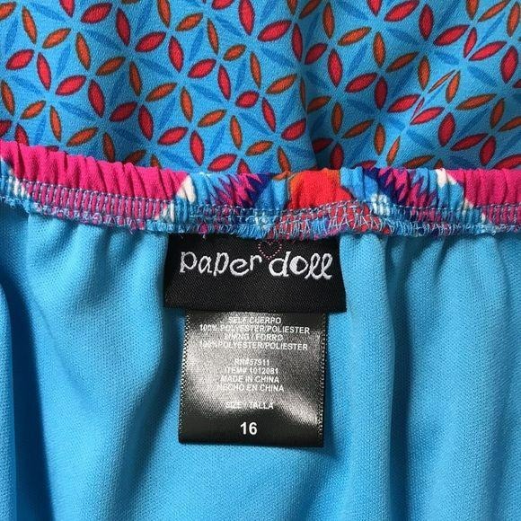 PAPER DOLL Colorful High-Low Dress Size 16
