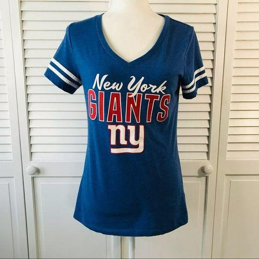 NFL Team Apparel NY Giants Petite Short-sleeve Tee Size S