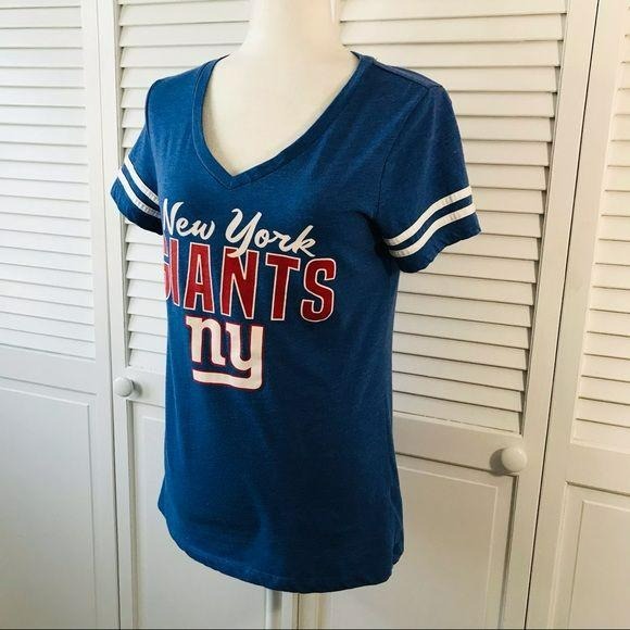 NFL Team Apparel NY Giants Petite Short-sleeve Tee Size S