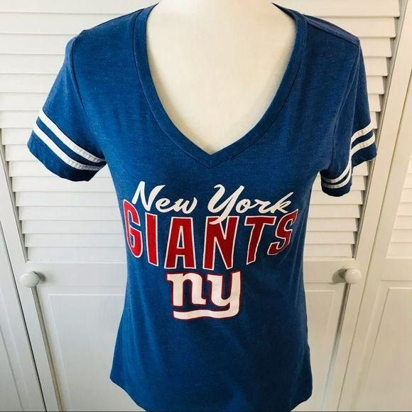 NFL Team Apparel NY Giants Petite Short-sleeve Tee Size S