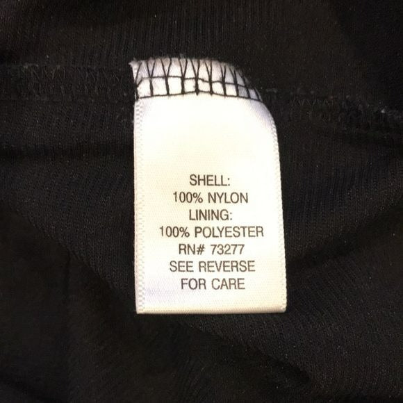 CROFT & BARROW Scoop Neck Black White Short Sleeve Shirt