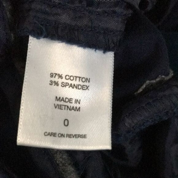 NEW YORK & COMPANY Navy Blue Stretch Cropped Pants