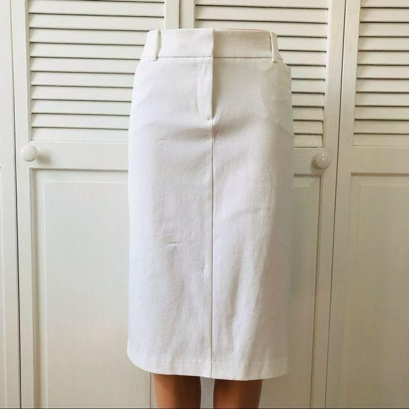 *NEW* VERONICA BEARD White Deena Patch Skirt Size 12