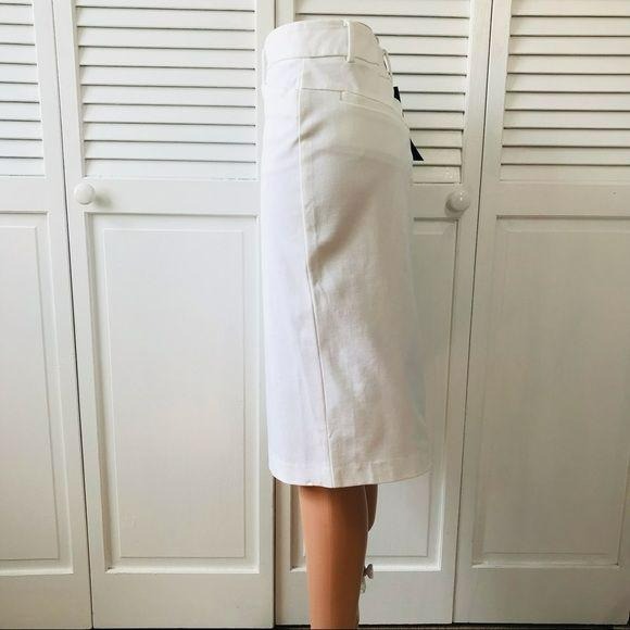 *NEW* VERONICA BEARD White Deena Patch Skirt Size 12