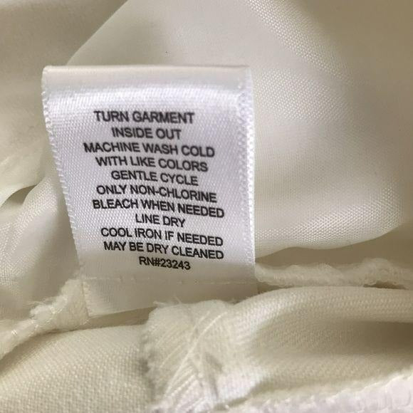 *NEW* VERONICA BEARD White Deena Patch Skirt Size 12