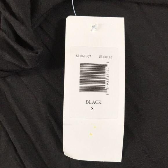 *NEW* SUNNY LEIGH Black Cold Shoulder Top Size S