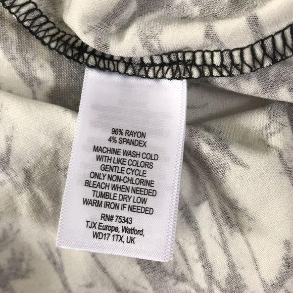 CYNTHIA ROWLEY White Tree Print Dress Size M