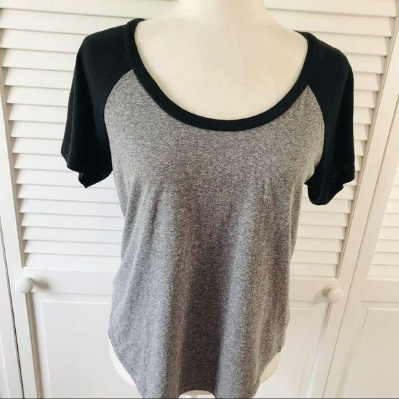 NOLLIE Gray Black Short Sleeve Tee