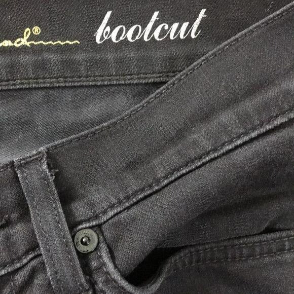 7 FOR ALL MANKIND Black Bootcut Jeans Size 25