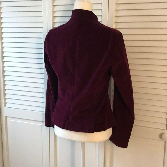 Talbots Red Wine Colored Blazer Size 8